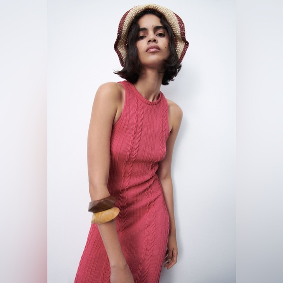 Zara Cable knit dress S - Picture 3 of 9